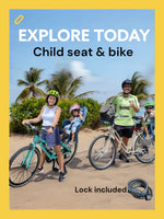 Bike with Child Seat starts from $25 for 2 hours