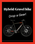 Hybrid/Gravel bikes for 10 hours at $45.00. 24 hrs is $55.00